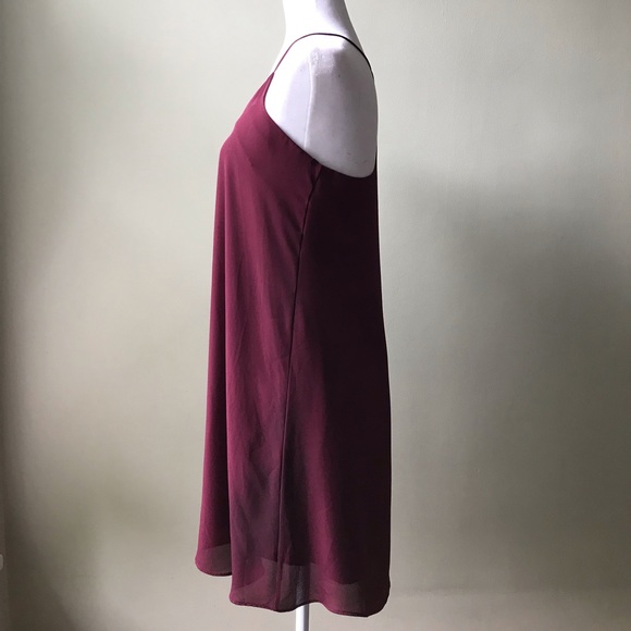 New date night wine red size small dress - Picture 3 of 6